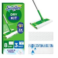 Swiffer Sweeper Startkit Rengöringsmopp med Torra & Fuktiga Golvdukar