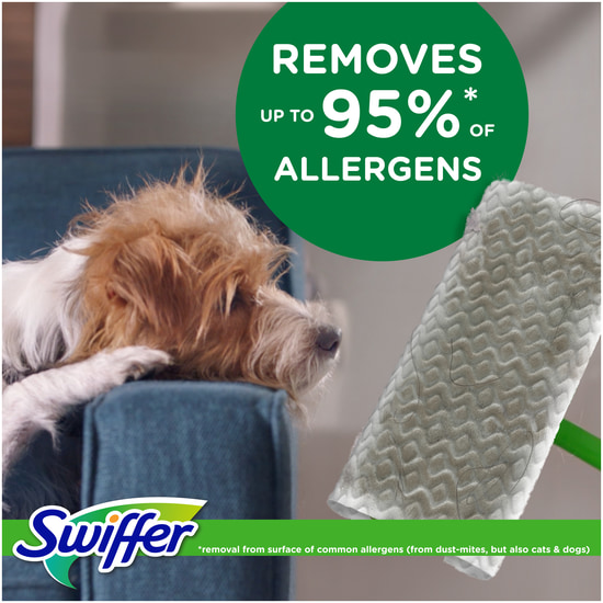 Swiffer Sweeper Startkit Rengöringsmopp med Torra & Fuktiga Golvdukar