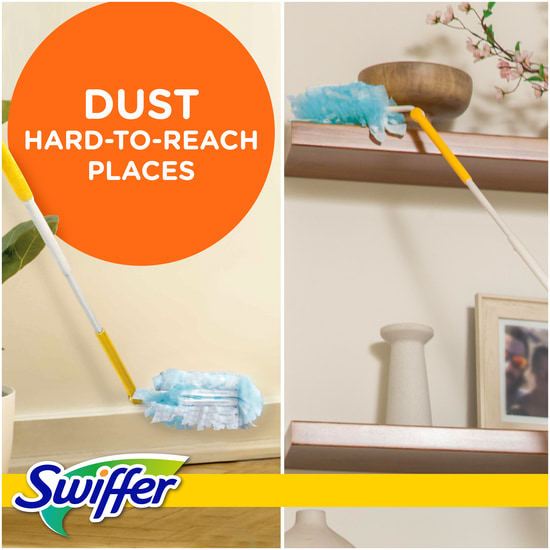 Swiffer XXL Duster Kit med 1 Handtag + 2 Damvippa Refiller