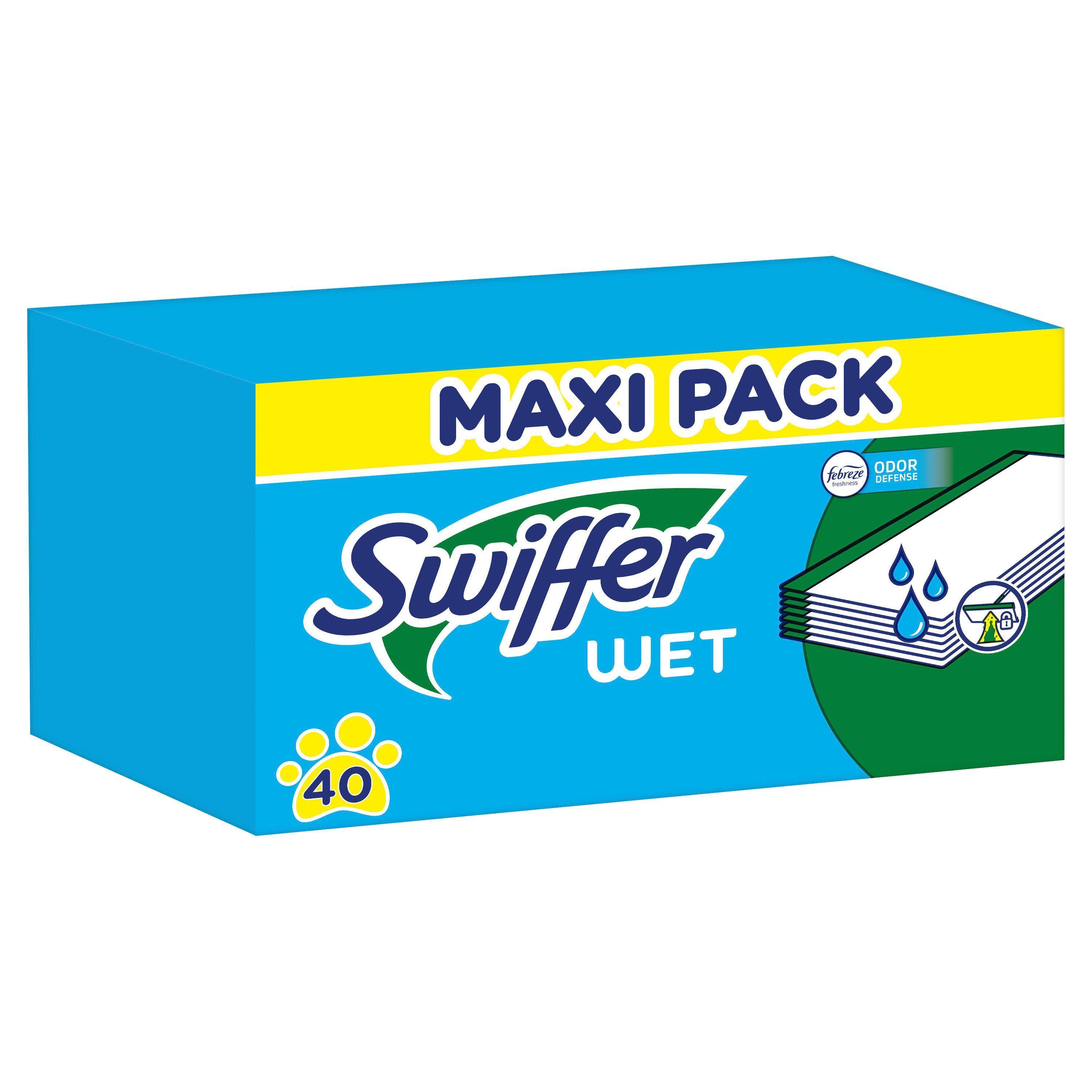 Swiffer Pet Wet Fuktiga Rengöringsdukar för Golv 2 x 20 st