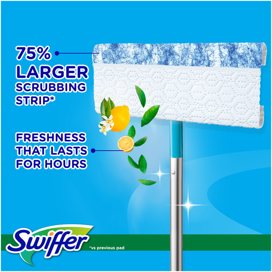 Swiffer Sweeper Fuktiga Refilldukar med Doft av Citron 24 st