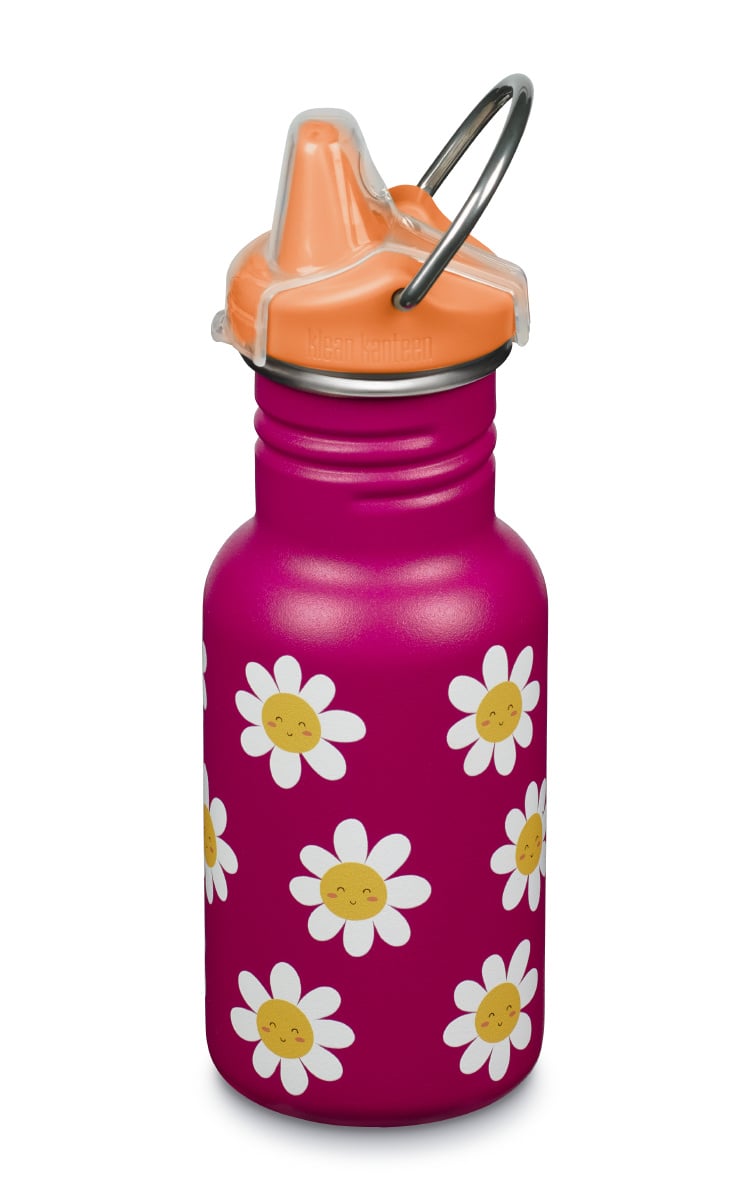 Klean Kanteen Kid Classic Narrow Happy Flowers w/ Kid Sippy Cap 355 ml