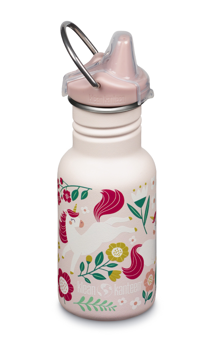 Klean Kanteen Kid Classic Narrow Leaping Unicorns w/ Kid Sippy Cap 355 ml