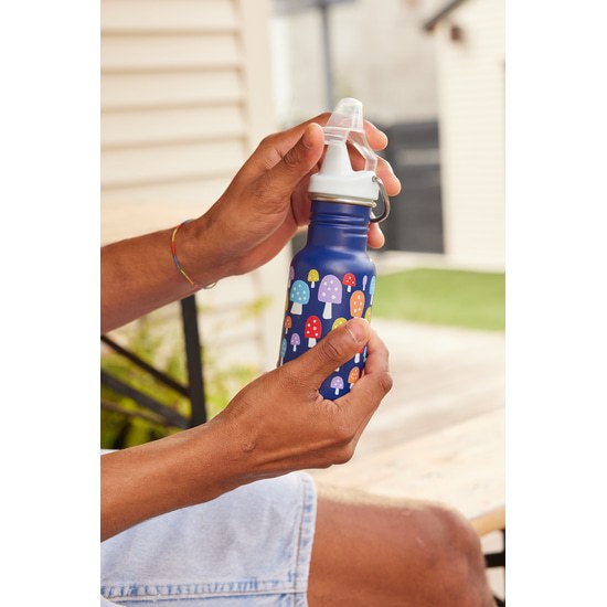 Klean Kanteen Kid Classic Narrow Mushrooms w/ Kid Sippy Cap 355 ml