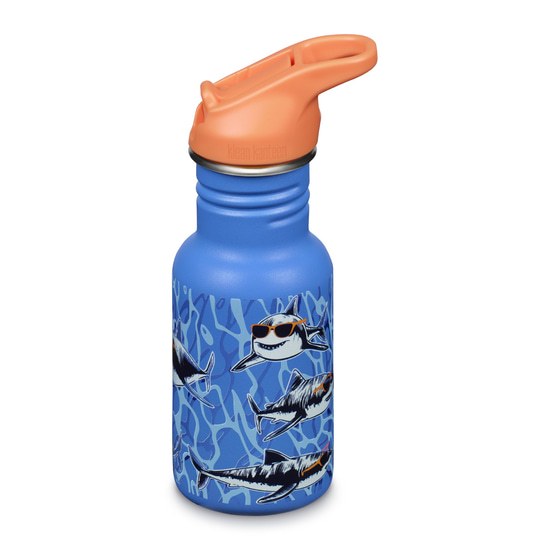 Klean Kanteen Kid Classic Narrow Sharks in Shades w/ Flip Seal Sport Cap 355 ml