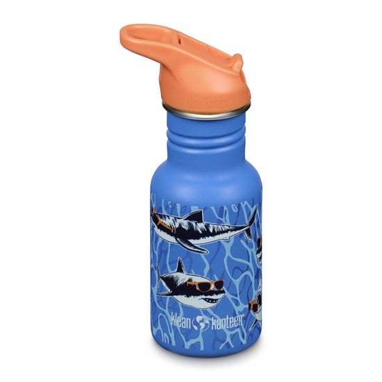 Klean Kanteen Kid Classic Narrow Sharks in Shades w/ Flip Seal Sport Cap 355 ml