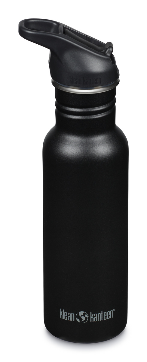 Klean Kanteen Classic Black w/ Flip Seal Sport Cap 800 ml