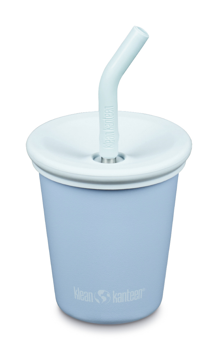 Klean Kanteen Kid Cup Clear Sky w/ Kid Straw Lid 296 ml