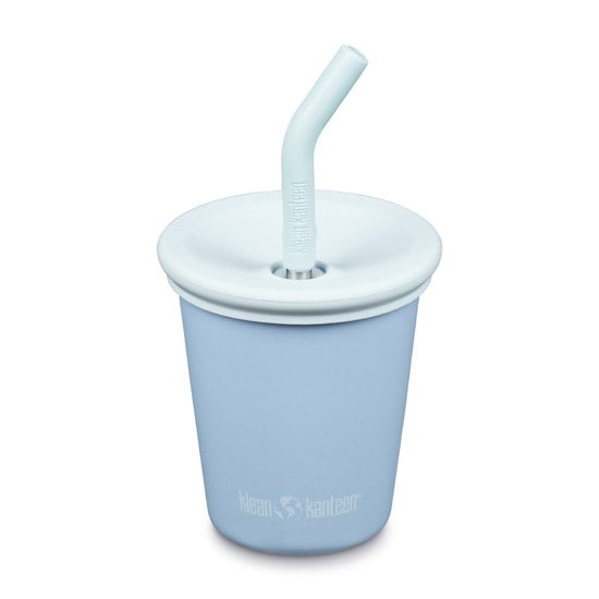 Klean Kanteen Kid Cup Clear Sky w/ Kid Straw Lid 296 ml