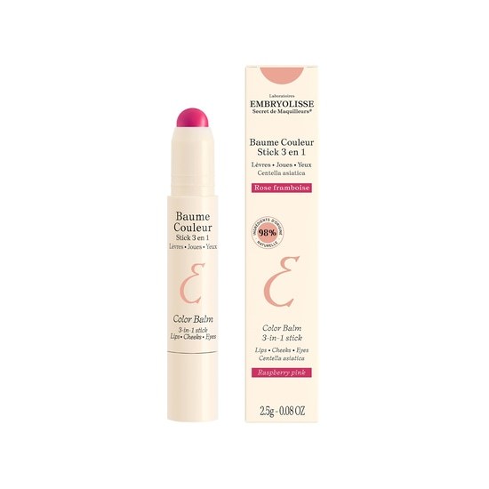 Embryolisse Color Balm 3-In-1 Stick Raspberry Pink 2,5 g