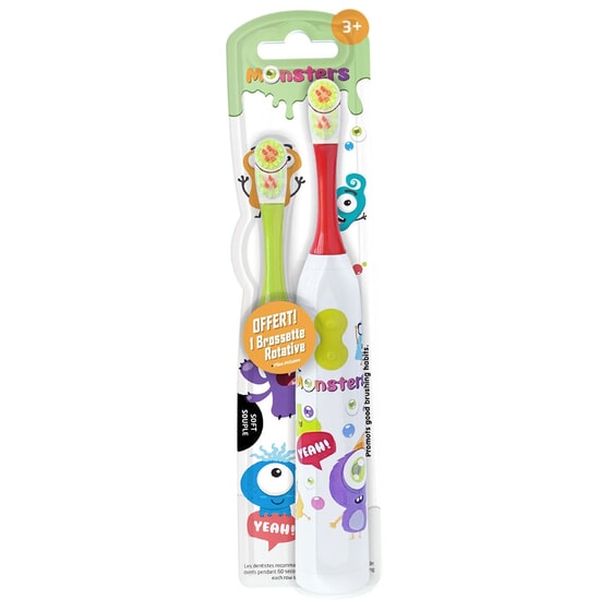 Les Babygators Monsters Eltandborste 3 år+ 