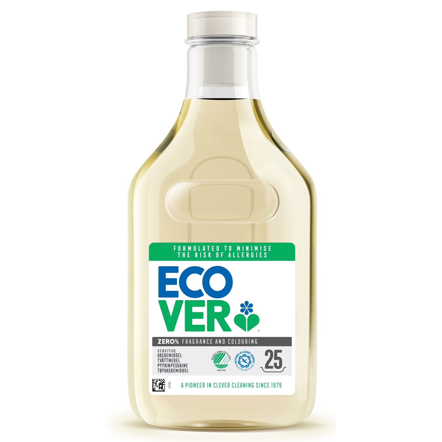 Alternativ bild 1 för Ecover Flytande Tvättmedel Zero Parfymfri 1000 ml