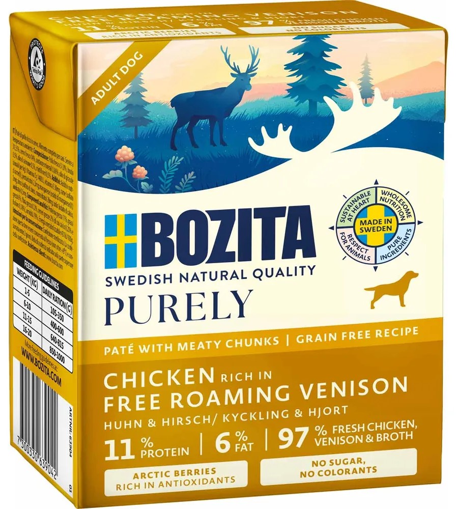 Bozita Dog Purely Pate Venison 370 g