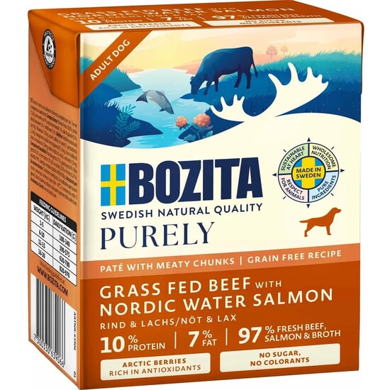 Bozita Dog Purely Pate Salmon 370 g