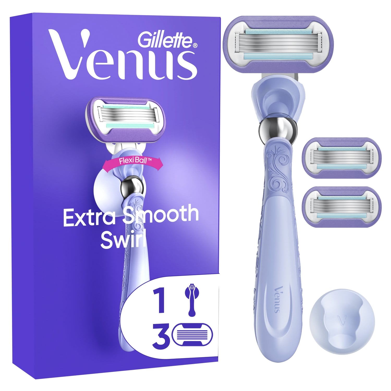 Alternativ bild 1 för Gillette Venus Swirl Extra Smooth Special Starter Pack