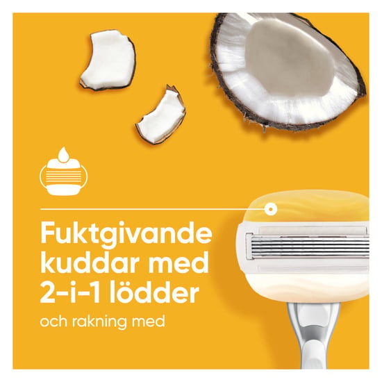 Gillette Venus Pro ComfortGlide Coconut & Olay Rakblad 3 st