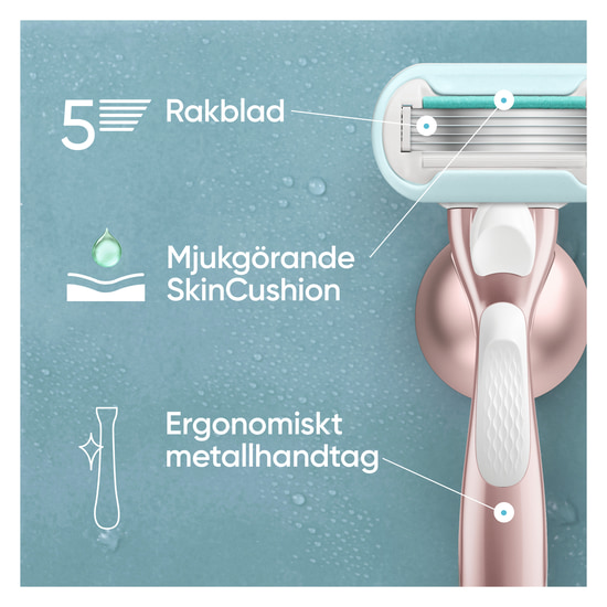 Gillette Venus Pro Smooth Sensitive Rakblad 4 st