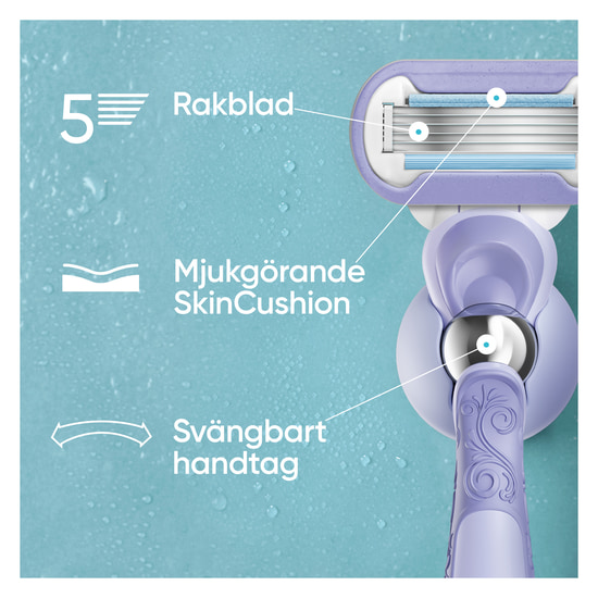 Gillette Venus Extra Smooth Swirl Rakblad 3 st