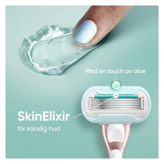 Gillette Venus Pro Smooth Sensitive Rakhyvel med 3 Rakblad