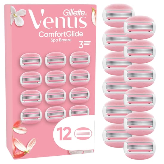 Gillette Venus ComfortGlide Spa Breeze Rakblad 12 st