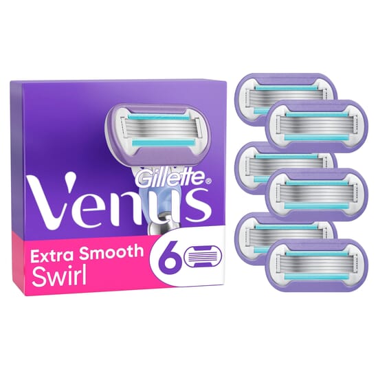 Gillette Venus Extra Smooth Swirl Rakblad 6 st