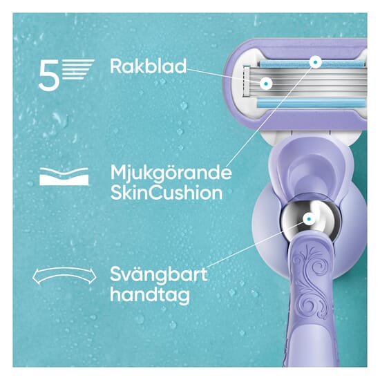 Gillette Venus Extra Smooth Swirl Rakblad 6 st