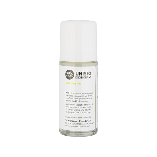 True Organic of Sweden Undercover Agent Lemongrass Deo 50 ml