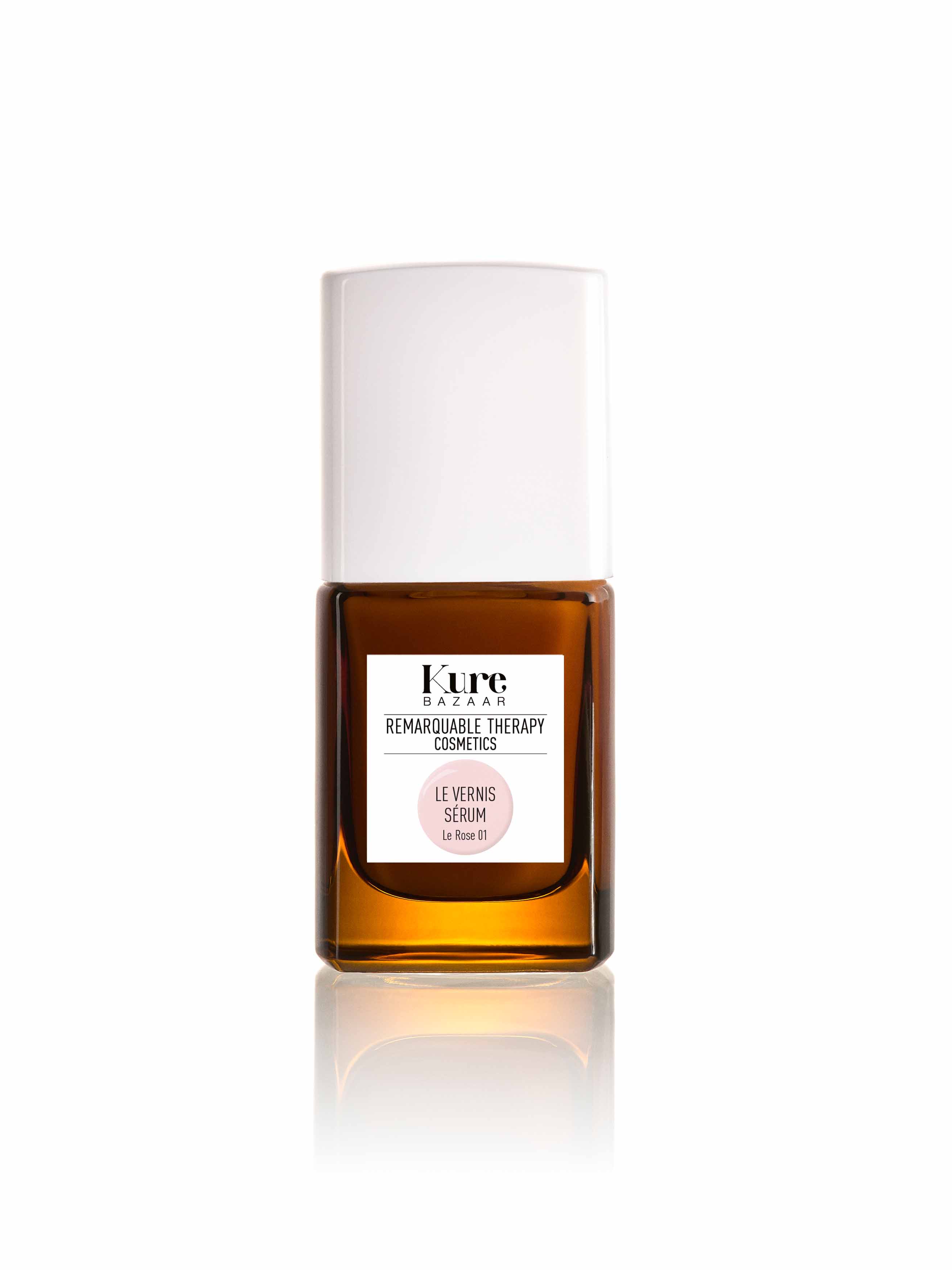 Kure Bazaar Remarquable Therapy Färgade Nagelförstärkare Le Rose 01 10 ml