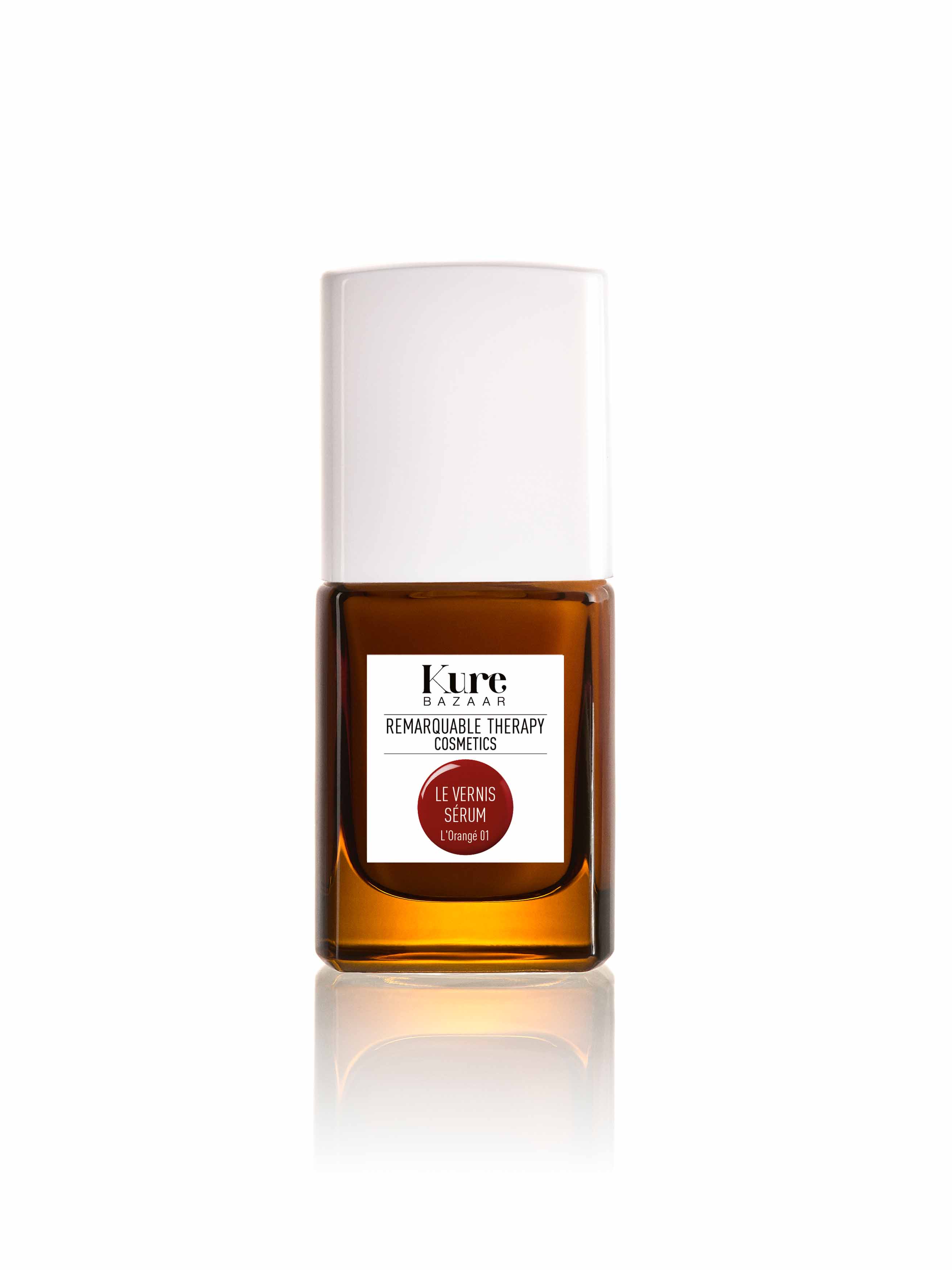 Kure Bazaar Remarquable Therapy Färgade Nagelförstärkare L'Orangé 01 10 ml