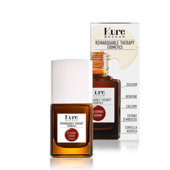 Kure Bazaar Remarquable Therapy Färgade Nagelförstärkare L'Orangé 01 10 ml