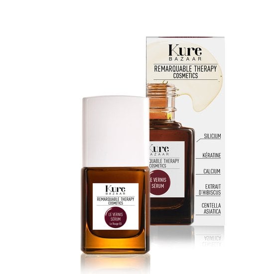 Kure Bazaar Remarquable Therapy Färgade Nagelförstärkare Le Rouge 03 10 ml