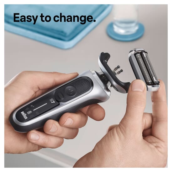 Braun Series 7 73S Byteskassett till Elektriskt Rakapparatshuvud Silver