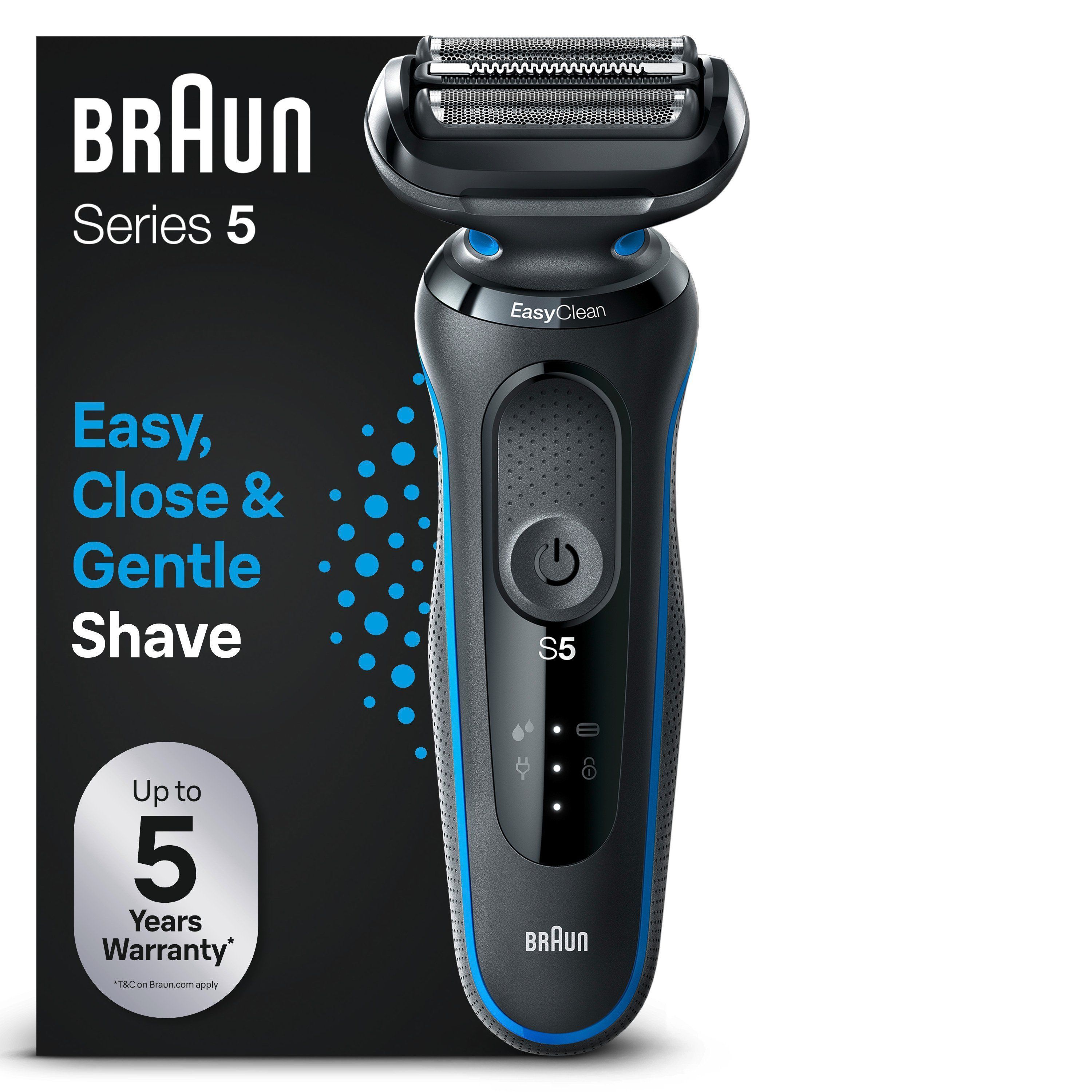 Braun Series 5 51-B1000s Rakapparat Blå