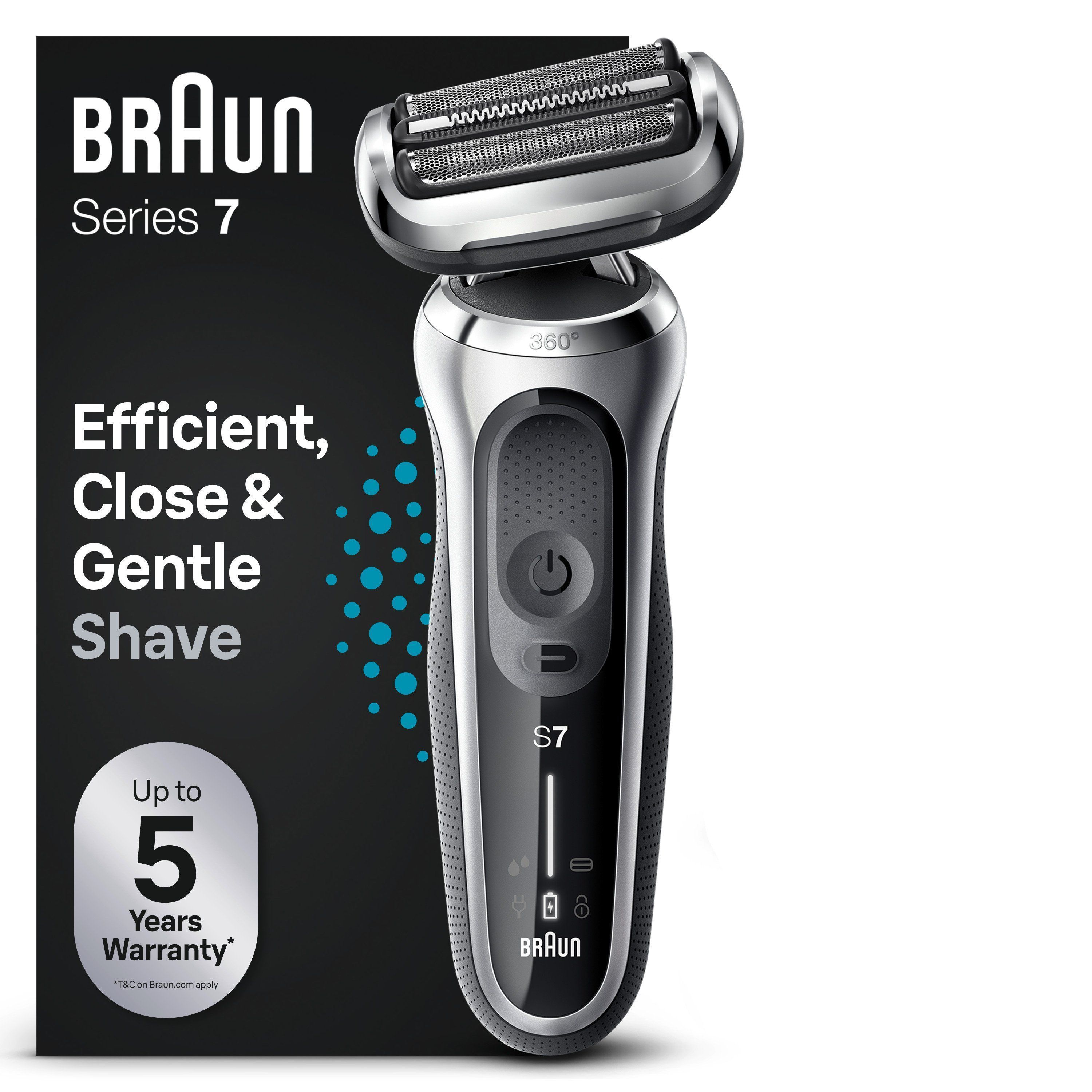 Braun Series 7 71-S1000s Rakapparat Silver