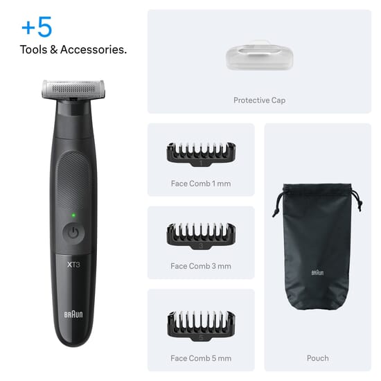 Braun All-in-One Series XT3 +5 Stylingverktyg XT3100 Svart