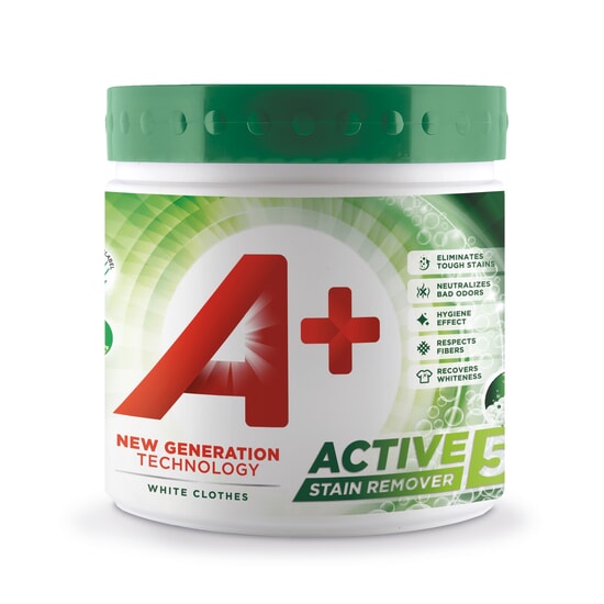 A+ Active5 White Fläckborttagning Pulver 465 g