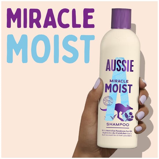 Aussie Miracle Moist Schampo 500 ml