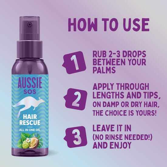 Aussie SOS Hair Rescue All in One Hårolja 100 ml