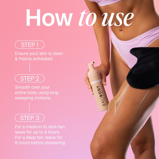 Bali Body Self Tanning Mousse Dark 200 ml