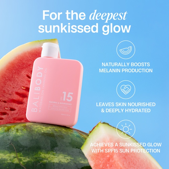 Bali Body Watermelon Tanning Oil SPF15 100 ml