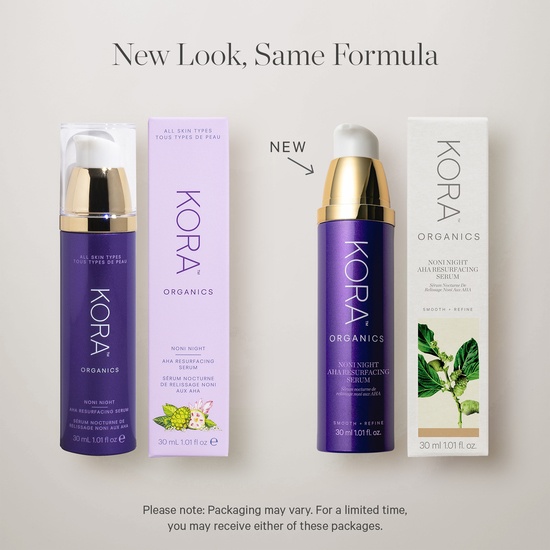 KORA Organics Noni Night AHA Resurfacing Serum 30 ml
