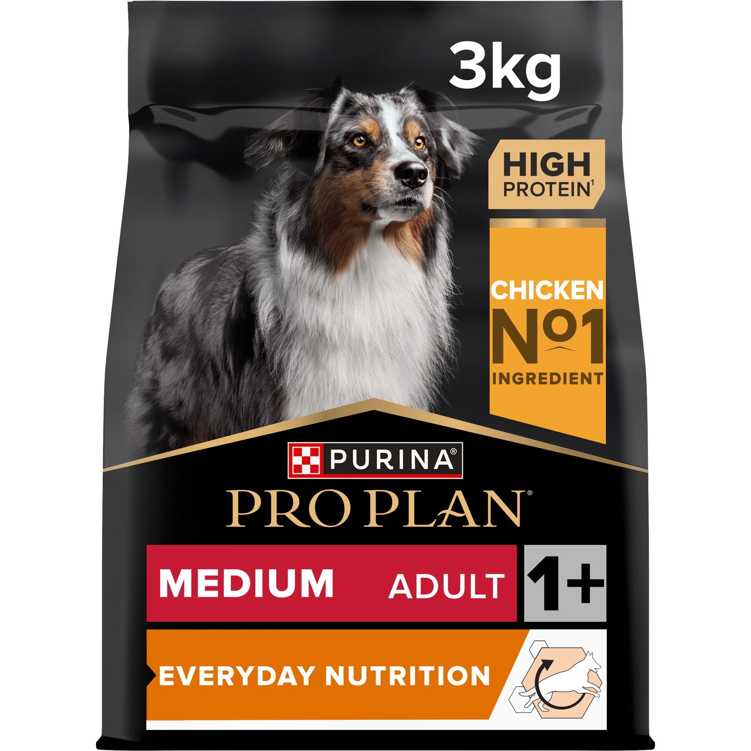 Alternativ bild 1 för Purina Pro Plan Dog Adult Medium Chicken (3 kg)