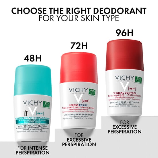 Vichy Antiperspirant Deo Anti Trace 48 H