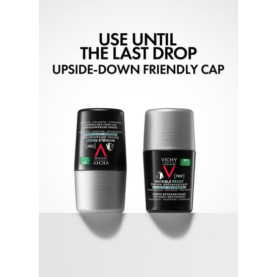 Vichy Homme Invisible Protect 72h Anti-stain Roll-On 50 ml
