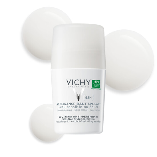 Vichy Deodorant Antiperspirant Roll On 48H White 50 ml