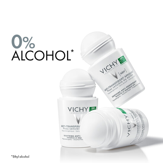 Vichy Deodorant Antiperspirant Roll On 48H White 50 ml