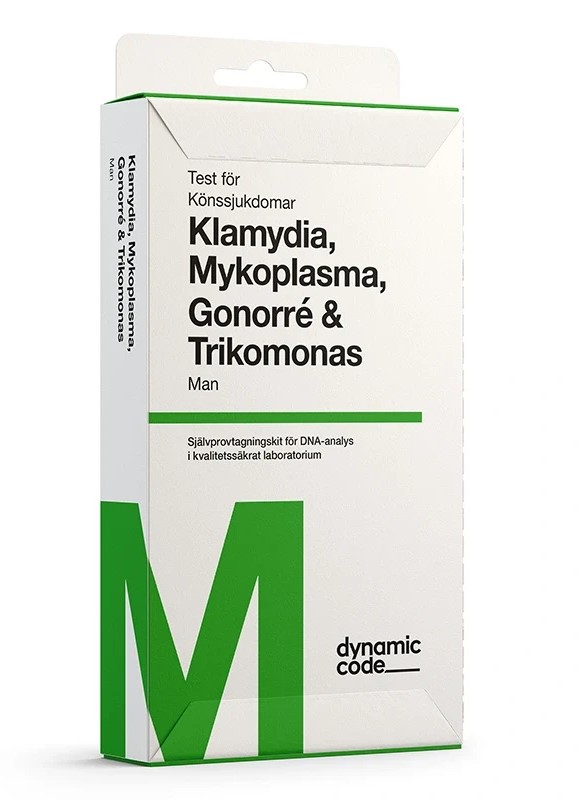 Dynamic Code Självprovtagningskit Fyra Könssjukdomar Man