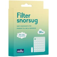 Millu Extra Filter till Snorsug 30 st
