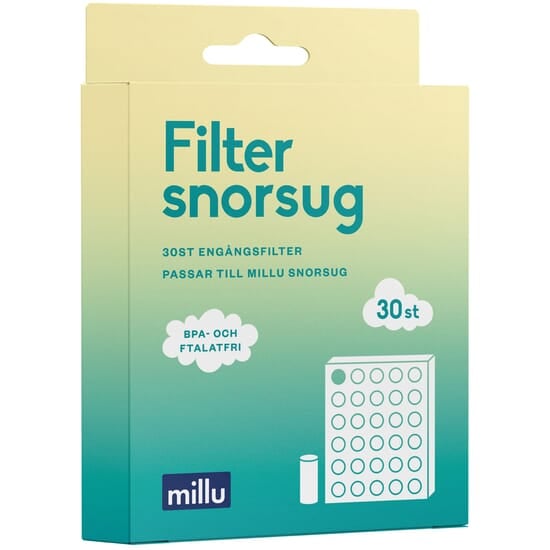 Millu Extra Filter till Snorsug 30 st