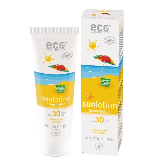 Eco Cosmetics Sollotion SPF30 Aloe Vera & Karanja EKO 125 ml